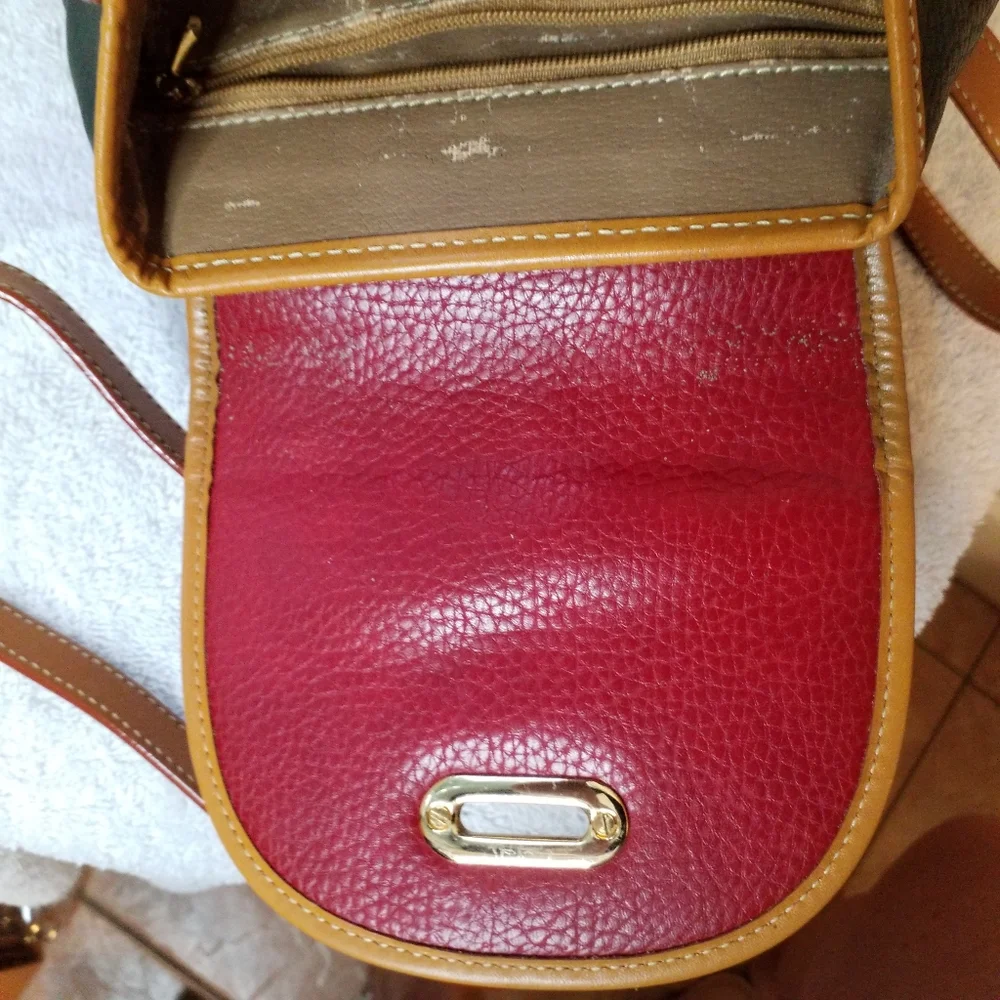 La Tour Eiffel 1887 colorblock Leather mini Backpack